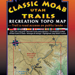 Latitude 40° maps Classic Moab Trails Map-7th edition bundle