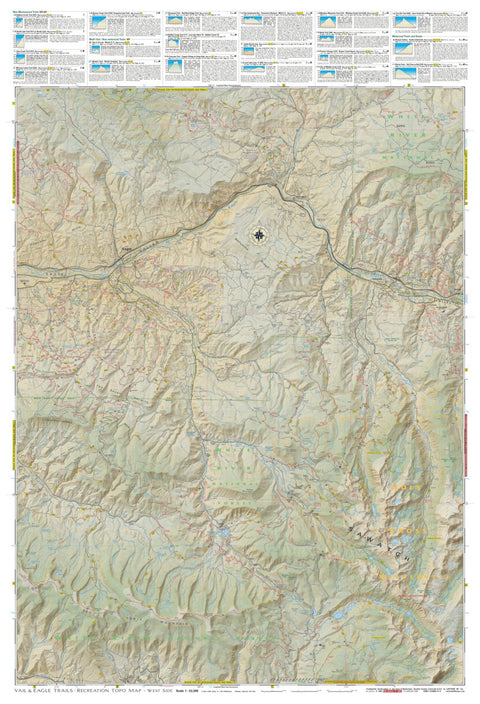Vail & Eagle Trails - 5th ed Map by Latitude 40 maps | Avenza Maps