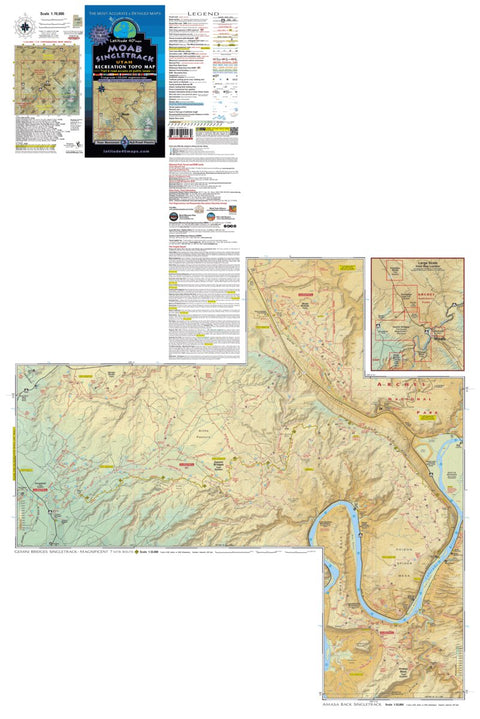 Latitude 40° maps Geotiff Moab ST Gemini Bridges-3rd ed-indexed bundle exclusive