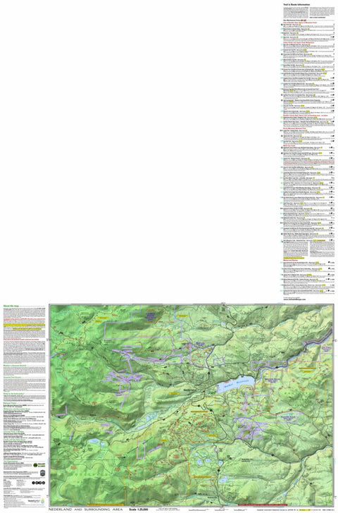 Latitude 40° maps Lat 40° Boulder County - Nederland Inset bundle exclusive