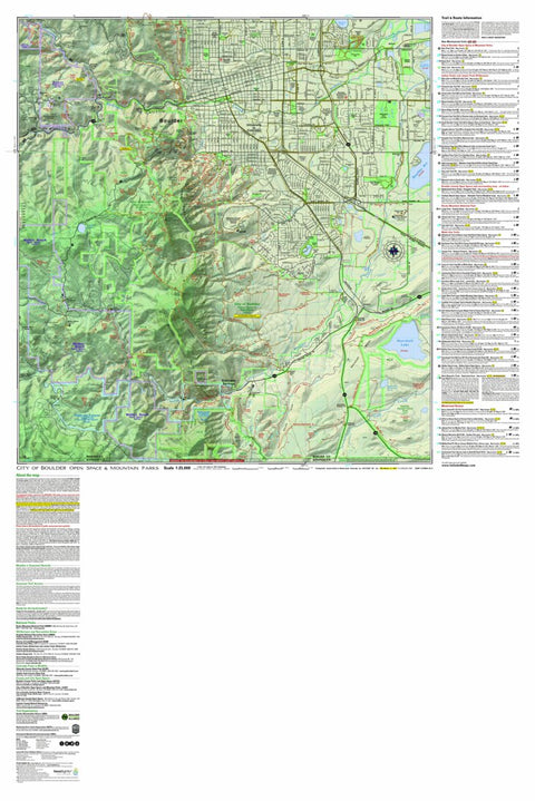Latitude 40° maps Latitude 40° Boulder County- Boulder inset bundle exclusive