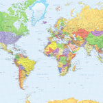 Liber AB World Political digital map