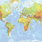 Liber AB World Topographic digital map