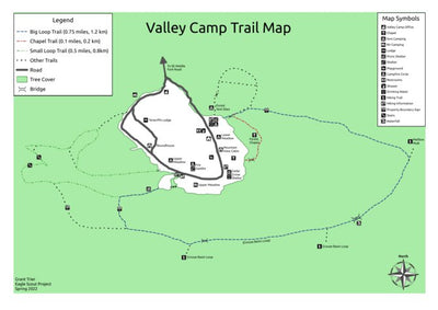 Little Tree Education Center Valley Camp Trails digital map