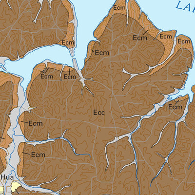 Louisiana Geological Survey (LSU) Monroe North 100k surface geology digital map