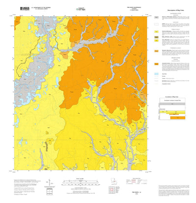 Louisiana Geological Survey (LSU) Pine Grove Surface Geology digital map