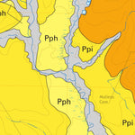 Louisiana Geological Survey (LSU) Pine Grove Surface Geology digital map