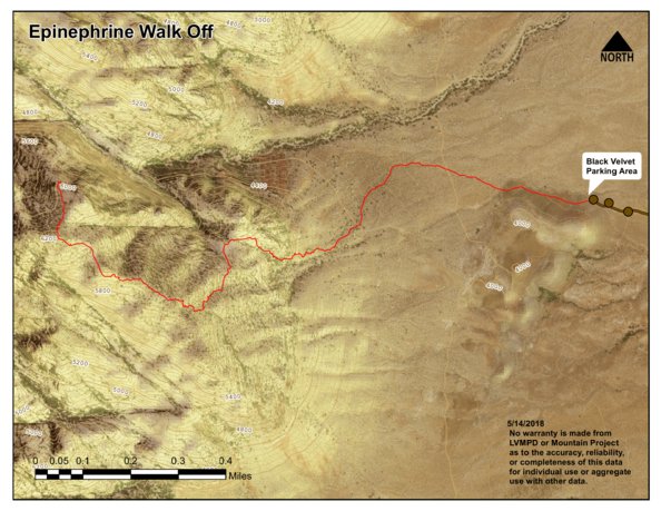 Epinephrine Walk off Map by LVMPD Search and Rescue | Avenza Maps