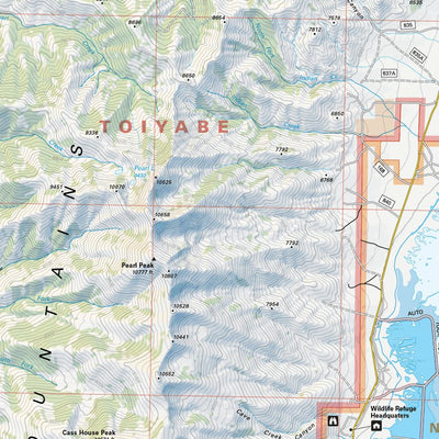 Map Design Studio Ruby Mountains South Half digital map