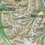Map Illustrations Iceland digital map