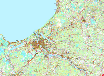 Map Publishers Jana seta Riga surroundings digital map