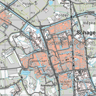 Mapfactory 14W-Schagen-Den-Helder digital map