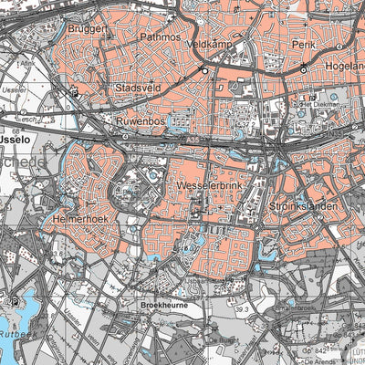 Mapfactory 34O-Enschede digital map