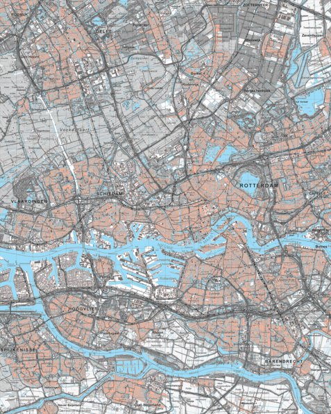 Mapfactory 37O-Rotterdam digital map