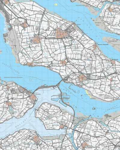 Mapfactory 43W-Middelharnis digital map