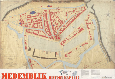 Mapfactory Medemblik 1819 digital map
