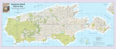 Mapland - Department for Environment and Water Kangaroo Island Regional Map digital map