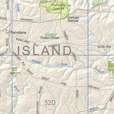 Mapland - Department for Environment and Water Kangaroo Island Regional Map digital map