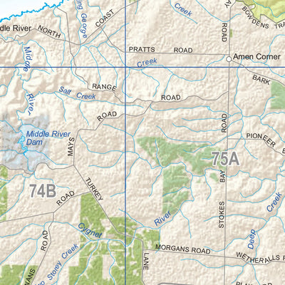 Mapland - Department for Environment and Water Kangaroo Island Regional Map digital map