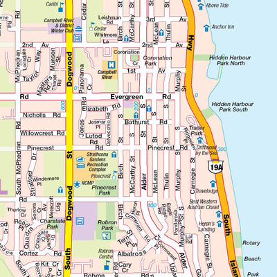 Mapmobility Corp. Campbell River, BC digital map