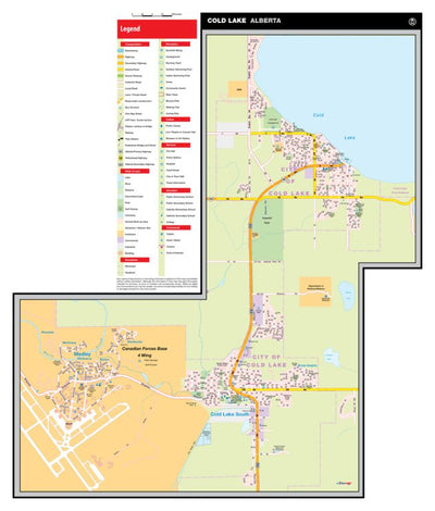 Mapmobility Corp. Cold Lake, AB digital map