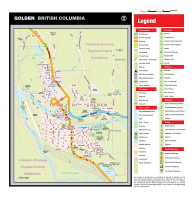 Mapmobility Corp. Golden, BC digital map