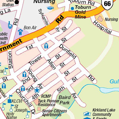 Mapmobility Corp. Kirkland Lake, ON digital map