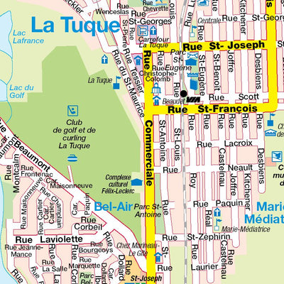 Mapmobility Corp. La Tuque, QC digital map