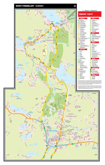 Mapmobility Corp. Mont-Tremblant, QC digital map