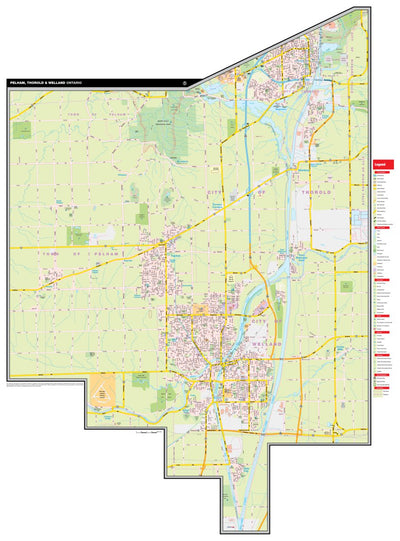 Mapmobility Corp. Pelham, Thorold and Welland, ON digital map