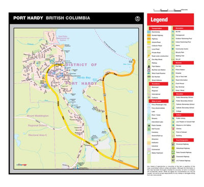 Mapmobility Corp. Port Hardy, BC digital map
