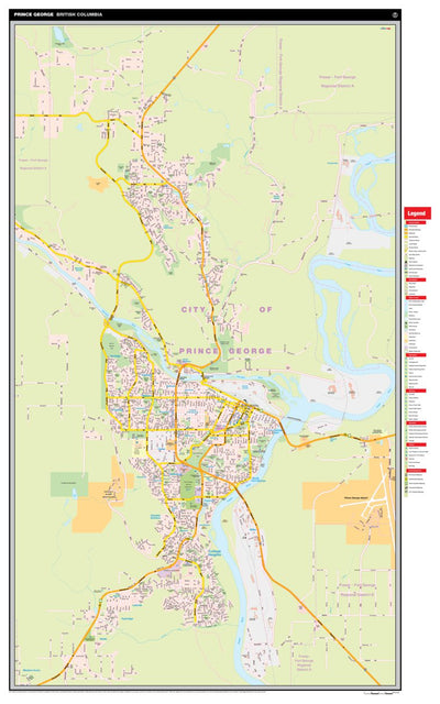 Mapmobility Corp. Prince George, BC digital map