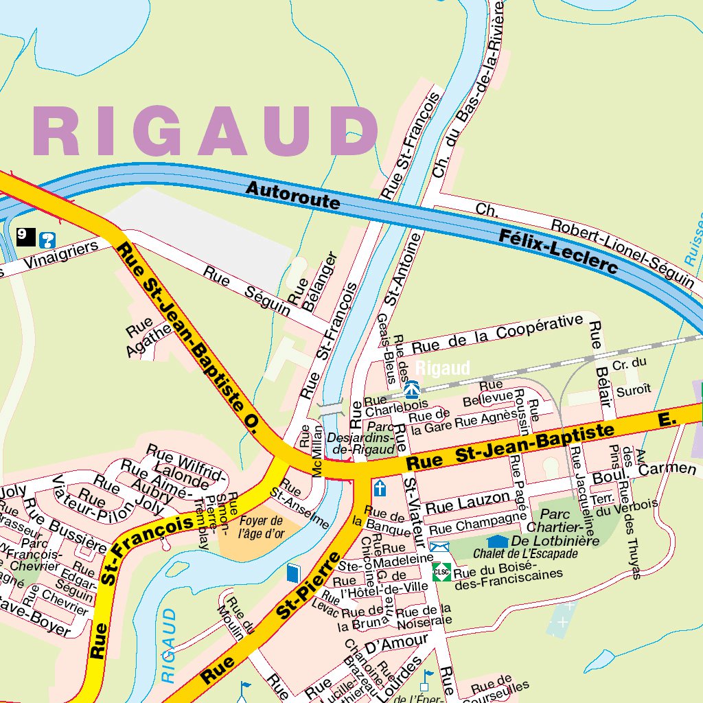 Rigaud, QC Map by Mapmobility Corp. Avenza Maps