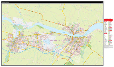 Mapmobility Corp. Saguenay, QC digital map
