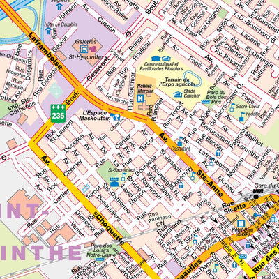 Mapmobility Corp. Saint-Hyacinthe, QC digital map