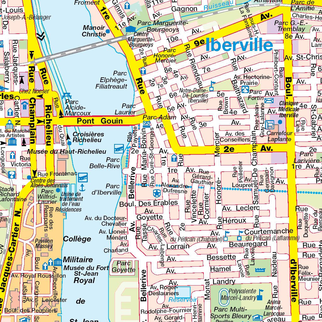 SaintJeansurRichelieu, QC Map by Mapmobility Corp. Avenza Maps