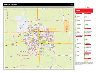 Mapmobility Corp. Simcoe, ON digital map