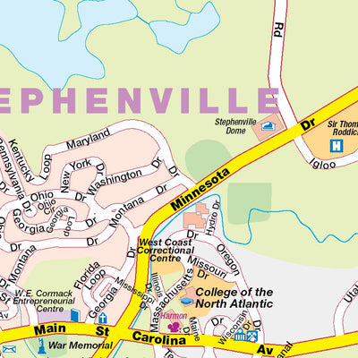 Mapmobility Corp. Stephenville, NL digital map
