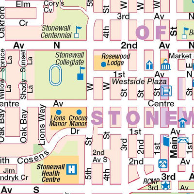 Mapmobility Corp. Stonewall, MB digital map