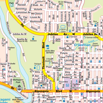 Timmins, ON Map by Mapmobility Corp. | Avenza Maps