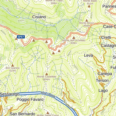 MapSherpa Liguria, Italy part 4 digital map