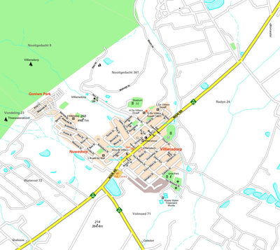 MapStudio Villiersdorp digital map