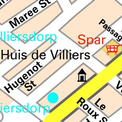 MapStudio Villiersdorp digital map