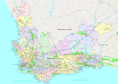 MapStudio Western Cape digital map