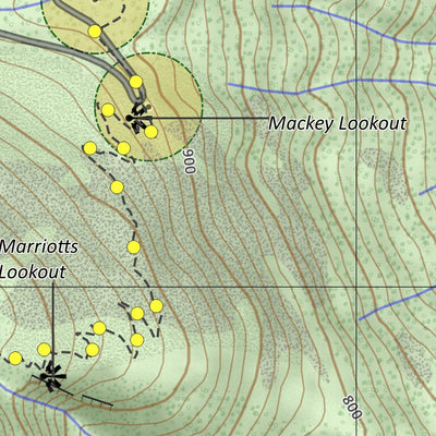 Martin Norris FedWalks2022 - Walk05 - The Big Walk - from Rollasons Falls digital map