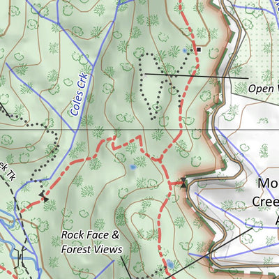 Martin Norris Mt Worth State Park Northern Sections digital map