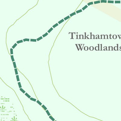 Mattapoisett Land Trust Woodcock-Tinkham Town Woodlands Trail Map digital map