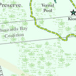 Mattapoisett Land Trust Woodcock-Tinkham Town Woodlands Trail Map digital map