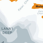 Medeiros Cartography - mapbliss.com Hawaii Undersea Geography digital map