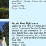 Medeiros Cartography - mapbliss.com Oregon Lighthouses digital map